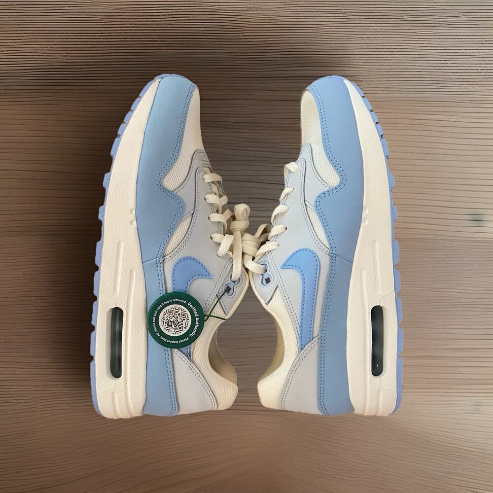 Nike Air Max 1 Sail Blue Tint Psychic Blue Eur Size 40